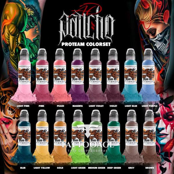 World Famous Ink A.D. PANCHO PRO-TEAM COLOR SET 1 oz