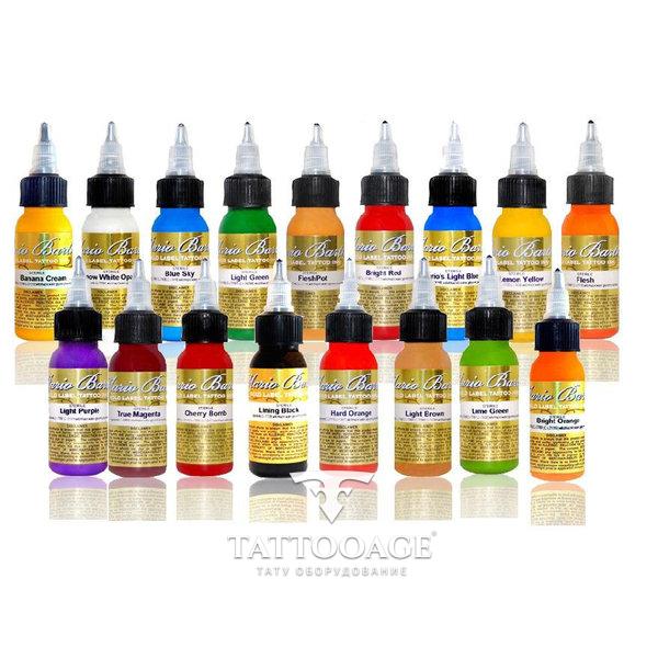 Intenze Mario Barth Gold Label Tattoo Inks Set